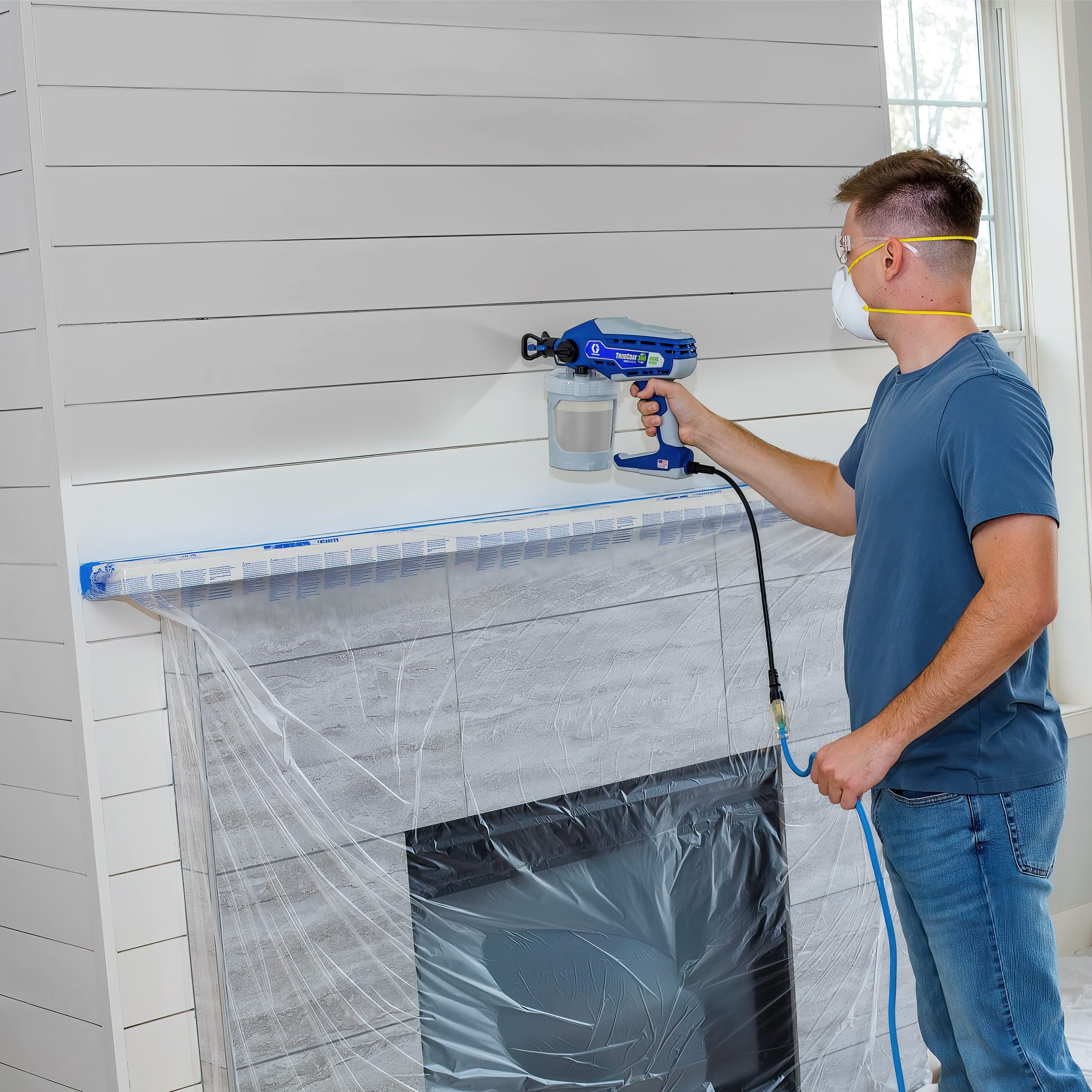 Graco 26D281 TrueCoat 360 Dual Speed Paint Sprayer, Blue/White - Image 8