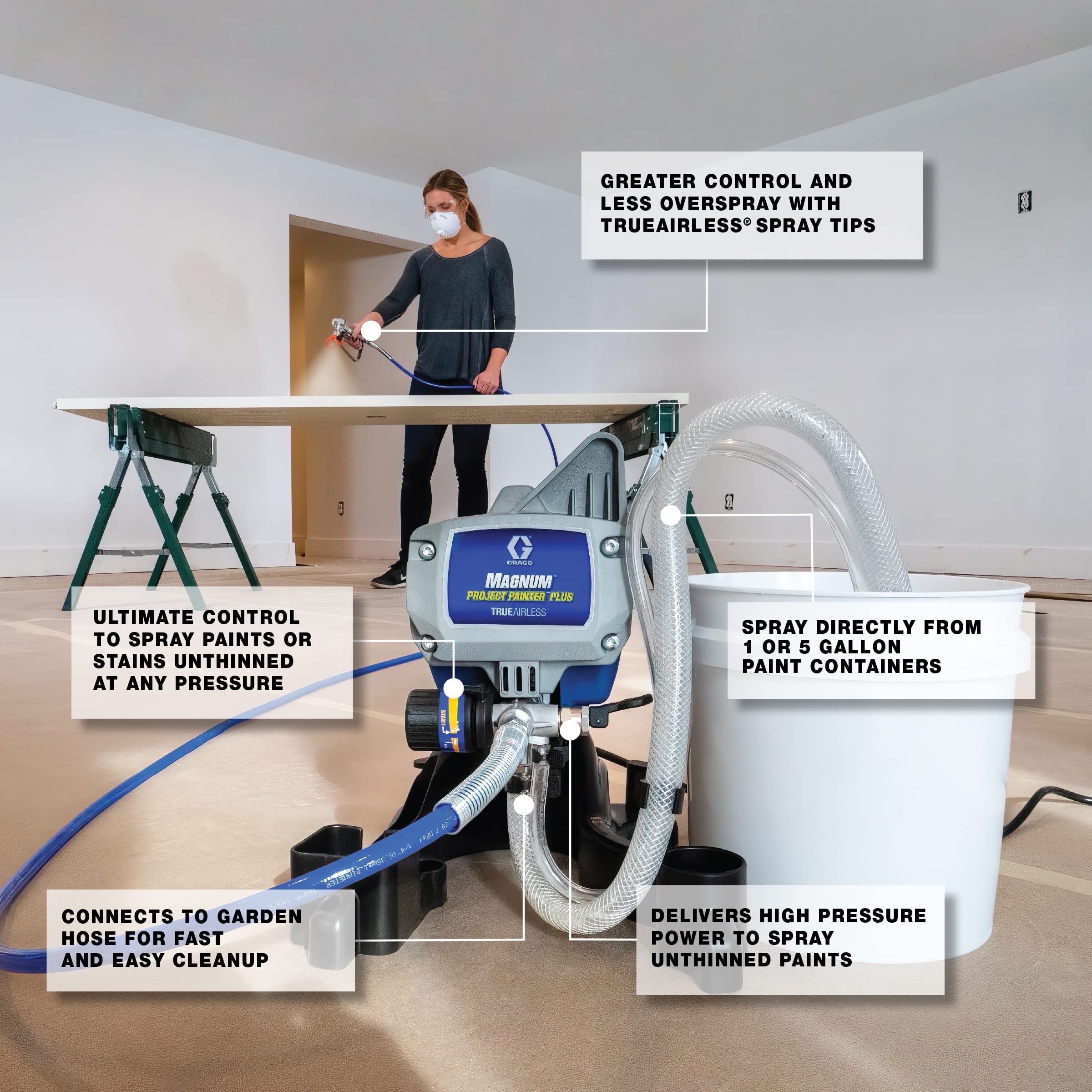 Graco Magnum 257025 Project Painter Plus Paint Sprayer - Image 4